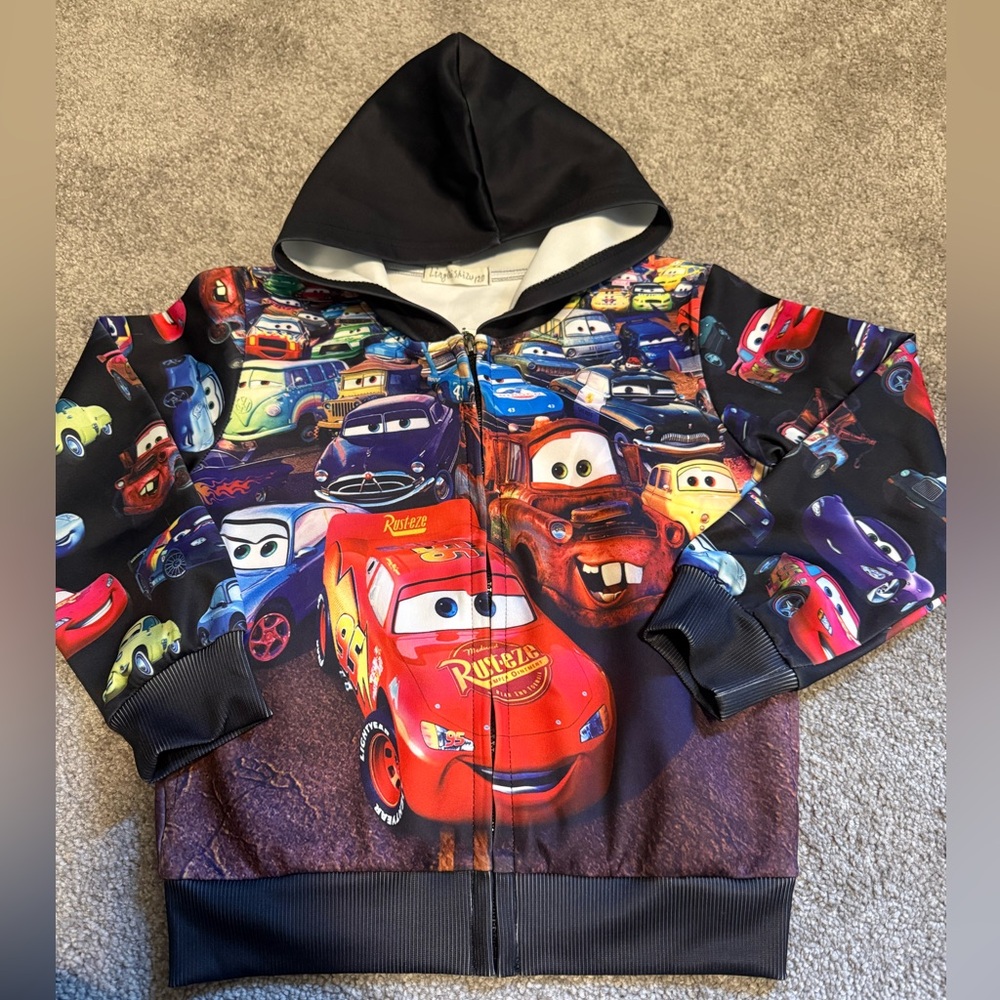 Cars Kids' Lightning McQueen Hoodie - Red Multi